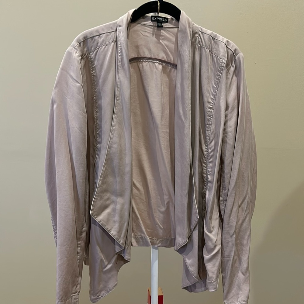 Express super soft sweater style blazer